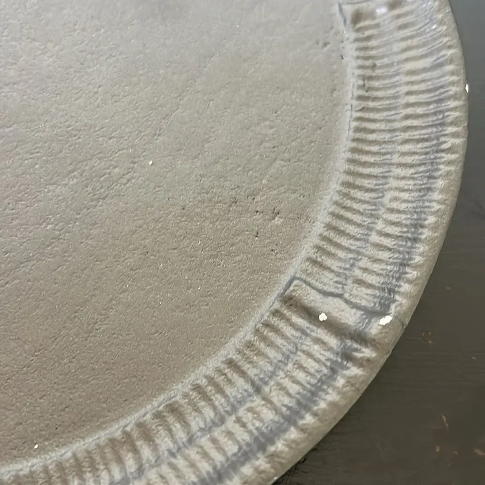 Pottery Barn Metal Round Tray